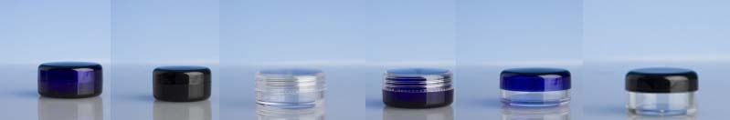 Coloured Cosmetic Pots 30ml